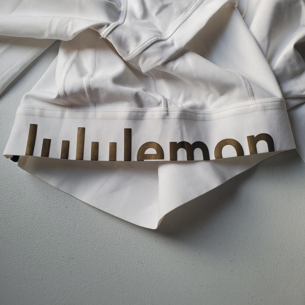 Lululemon Define Jacket Womens 8 RARE Special Edition White Cropped Full Zip - Picture 3 of 7